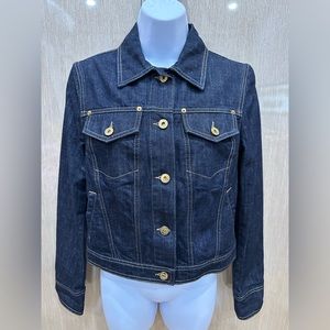 MOSCHINO Jacket Dark Blue Size IT 42 Made in Italy